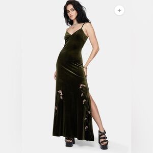 chinese dress ladies Oculist Chiffon Maxi Dress | Disturbia